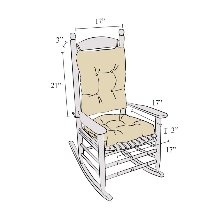 Wayfair basics rocking chair 2025 cushion wayfair basics fabric